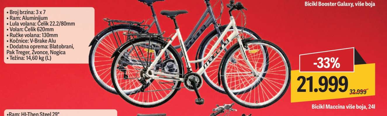 Bicikl Macchina više boja, 24i