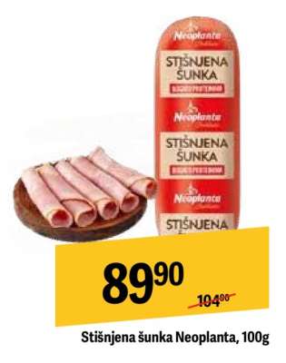 STIŠNJENA ŠUNKA Neoplanta 100g