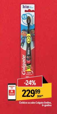 Četkice za zube Colgate Smiles, 6+ godina