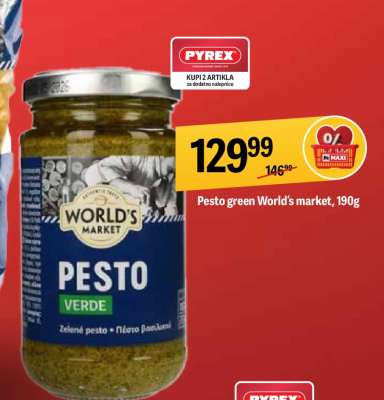 Pesto green World's market, 190g