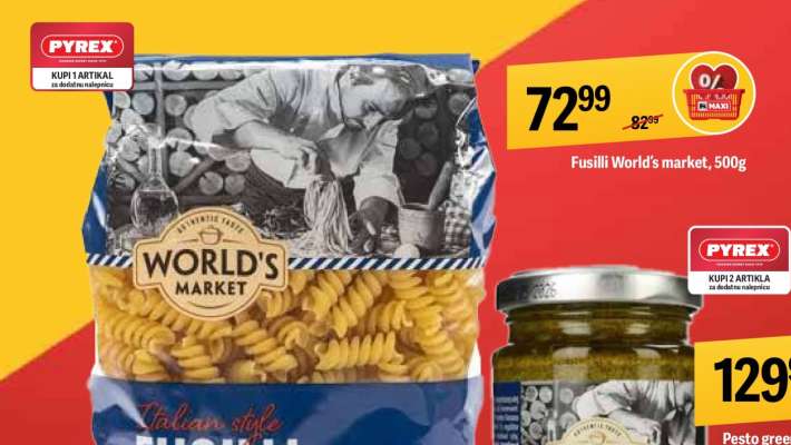 Fusilli World’s market, 500g
