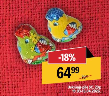 Uskršnje pile SC, 20g