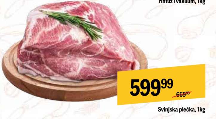 Svinjska plećka 1kg