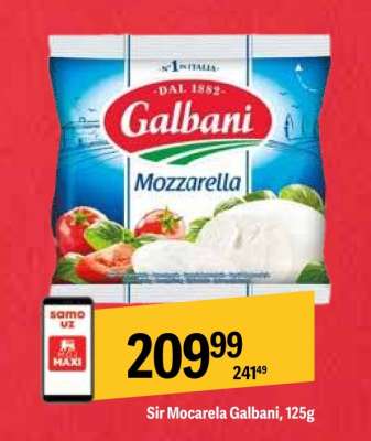 Sir Mocarela Galbani 125g