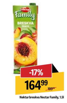 Nektar breskva Nectar Family, 1,5l