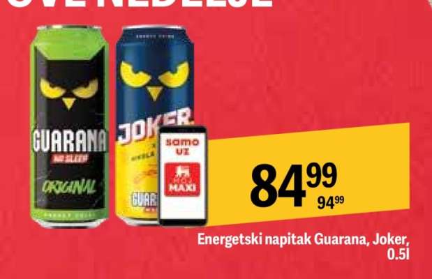 Energetski napitak Guarana, Joker 0.5l
