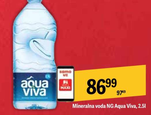 Mineralna voda ng Aqua Viva 2.5l