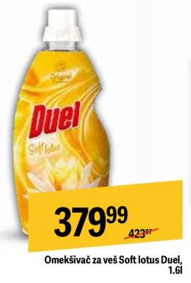 Omekšivač za veš soft lotus Duel 1,6l