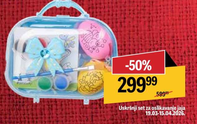Uskršnji set za oslikavanje jaja