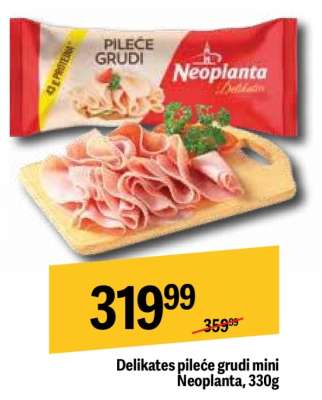 Delikates pileće grudi mini Neoplanta, 330g