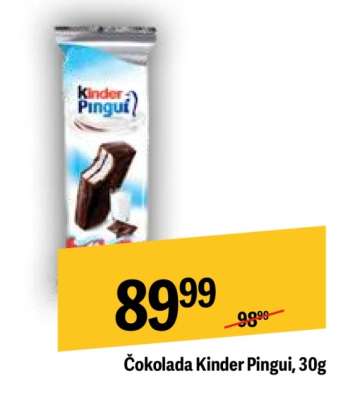 Čokolada Kinder Pingui 30g