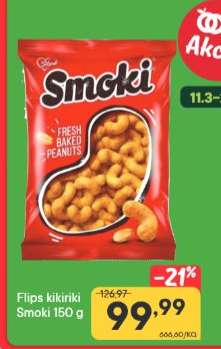 Flips kikiriki Smoki 150 g