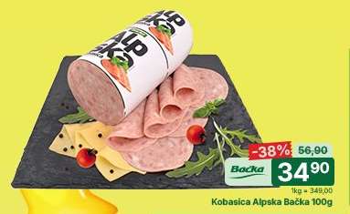 Kobasica Alpska Bačka 100g