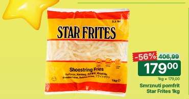 Smrznuti pomfrit Star Frites 1kg