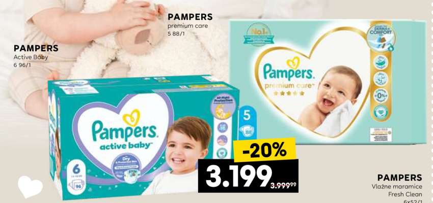 Pampers premium care