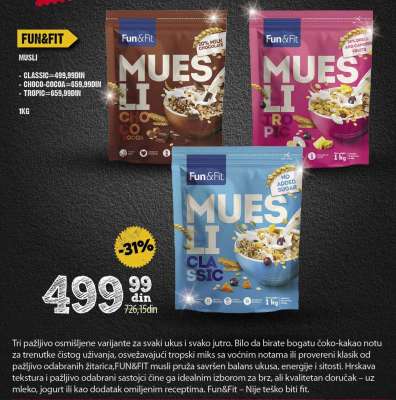 FUN&FIT MUSLI CLASSIC
