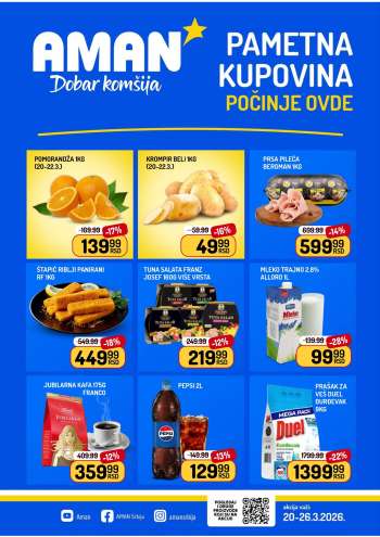 Aman katalog - 20.03.2026 - 26.03.2026.