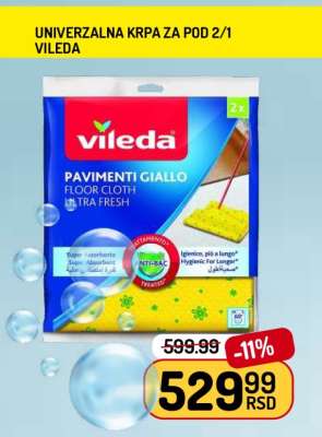 UNIVERZALNA KRPA ZA POD 2/1 VILEDA