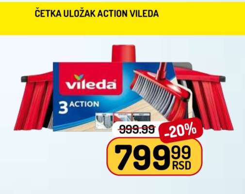 Četka Uložak Action Vileda