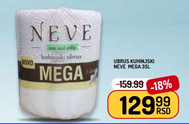 UBRUS KUHINJSKI NEVE MEGA 3sl