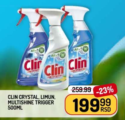Clin Crystal, Limun, Multishine Trigger 500ml