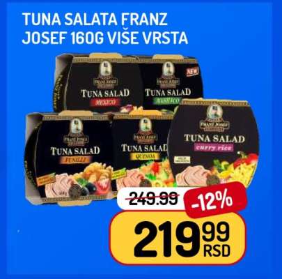 Tuna Salata Franz Josef 160g