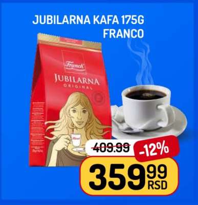 Jubilama Kafa 175g Franco