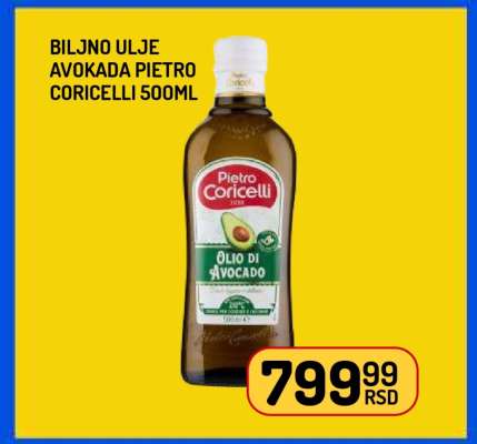 Biljno ulje avokada Pietro Coricelli 500ml