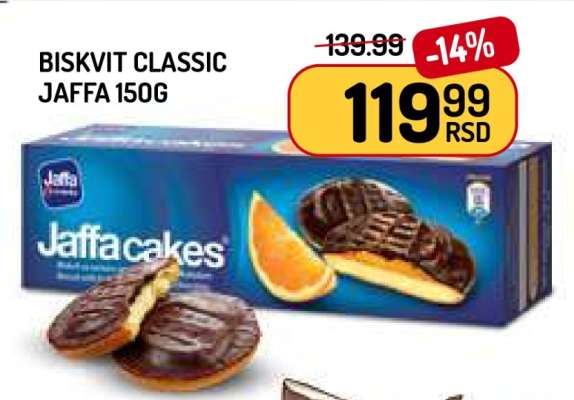 Biskvit classic Jaffa 150g