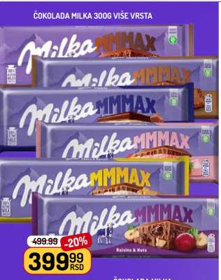 Čokolada Milka 300g