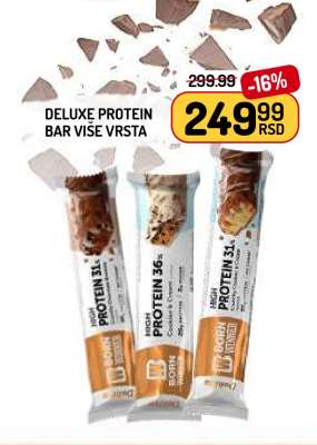 DELUXE PROTEIN BAR VIŠE VRSTA