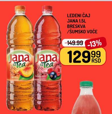 Ledeni čaj Jana 1.5L breskva/šumsko voće