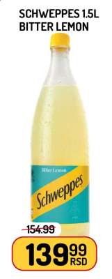 SCHWEPPES 1.5L BITTER LEMON