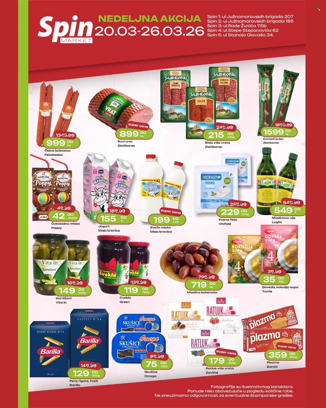 Spin Market katalog - 20.03.2026 - 26.03.2026. Stranica 1