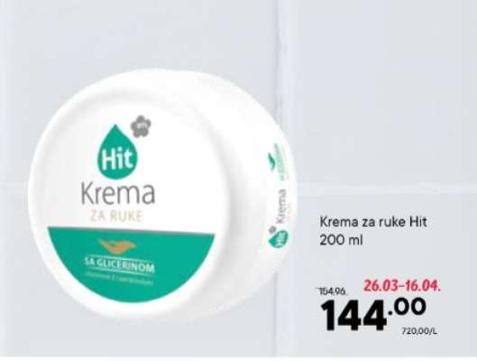 Krema za ruke Hit