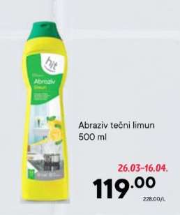 Abraziv tečni limun 500 ml