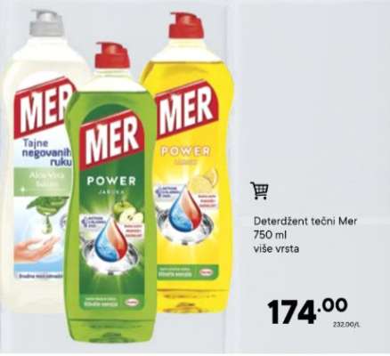 Deterdžent tečni Mer