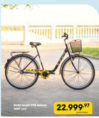 Bicikl ženski CTB Melody 26HT crni
