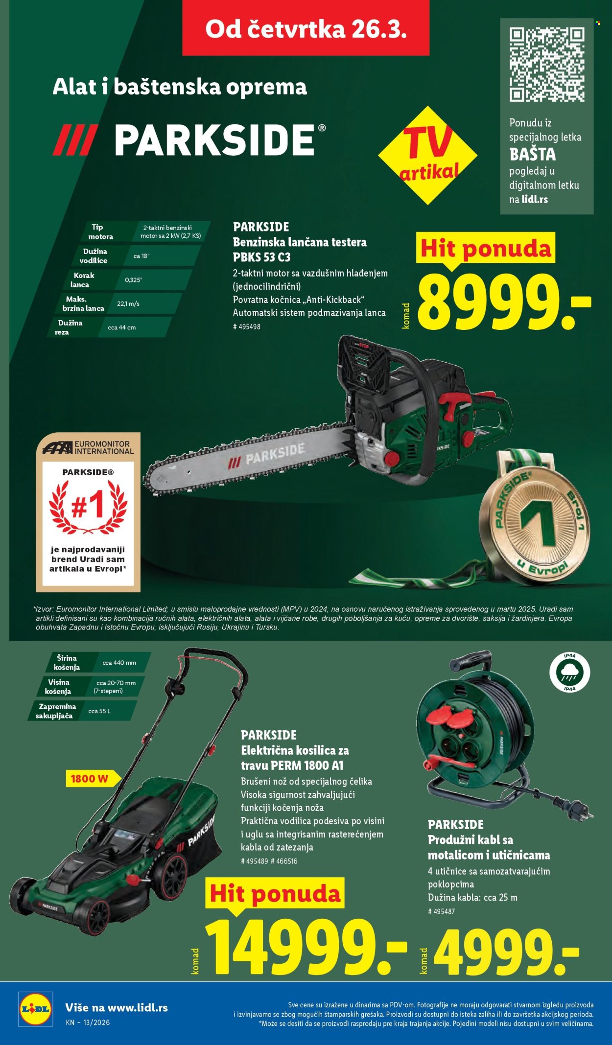 Lidl katalog - 26.03.2026 - 01.04.2026. Stranica 58