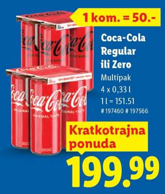 Coca-Cola Regular ili Zero