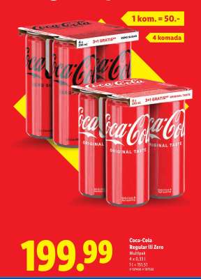 Coca-Cola Regular ili Zero