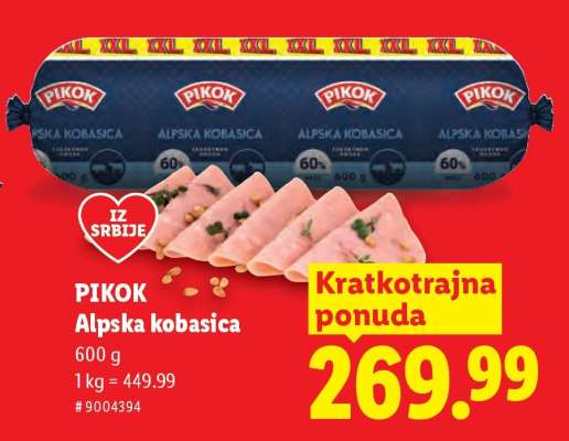 Pikok Alpska kobasica