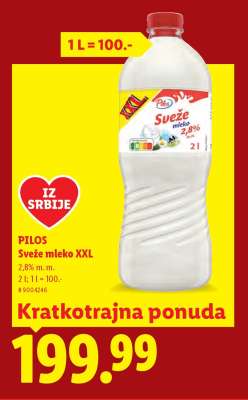 Pilos Sveže mleko XXL