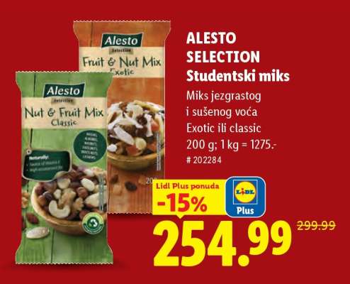 ALESTO SELECTION Studentski miks