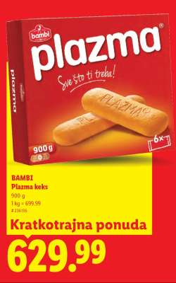 Bambi Plazma keks