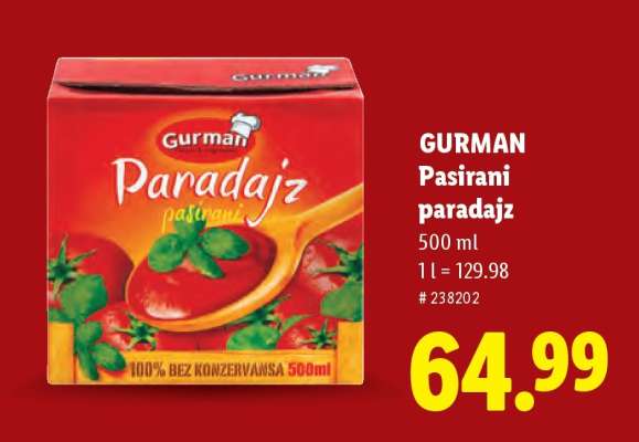 Gurman Pasirani paradajz