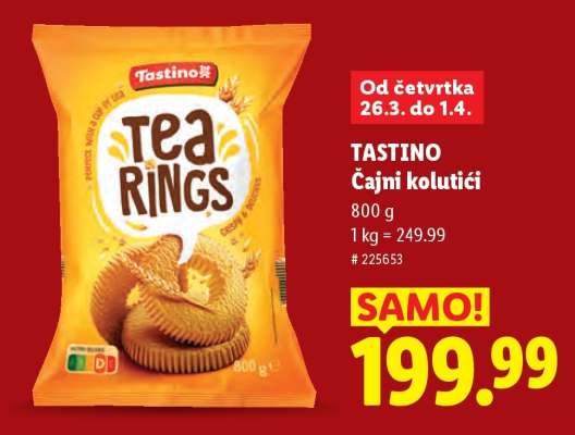 Tastino Čajni kolutići