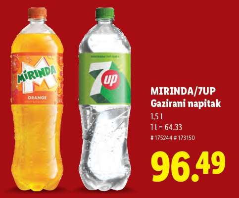 MIRINDA/7UP