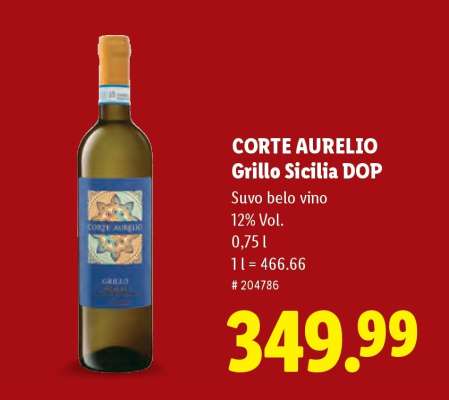 Corte Aurelio Grillo Sicilia DOP
