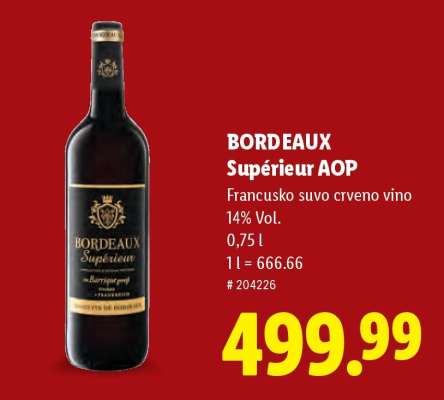 BORDEAUX Supérieur AOP